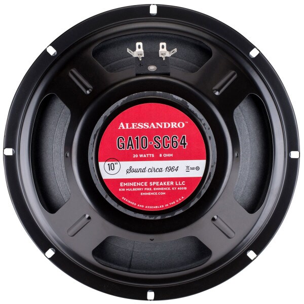 Main product image for Eminence GA10-SC64 10" Signature Guitar Speaker 290-4910